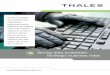 Strong data protection. Strategic business value. · PDF fileSolutions, Hypercom Advanced Data Protection Solutions from Thales e-Security > Thales Technology Solutions High performance,