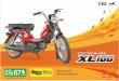 TVS XL 100cc Product leaflet 210x297mm-English ON THE RIGHT SIDE EASY CENTER STAND AVAILABLE COLOURS RED GREEN GRAY BLUE BLACK rvs Title TVS XL 100cc Product leaflet 210x297mm-English