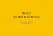 D2D Pizza JS Роман Сальников "Redux: one state to rule them all"