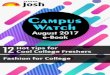Campus Watch August 2017 -   · PDF filehas been made to help freshers ... party, you don't need to dress too ... it down in minutes. Campus Watch August 2017 13 3. Find your BFFs