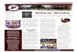Wildcat Weekly - Palestine Independent School  · PDF fileWildcat Weekly Fall came slower and was a ... written by PISD Director of ... Parent Activity Calendar - November 2016