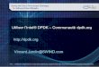 Utiliserl’Intel® DPDK –Communautédpdk.org …media.frnog.org/FRnOG_22/FRnOG_22-1.pdfor OS Stack Physical NICs Physical NICs ... • IP Forwarding, TCP, IPsec, ... dpdk.org 6WIND's