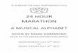24 HOUR MARATHON - Mark  · PDF file24 HOUR MARATHON A MUSICAL ALPHABET ... Elgar and I shall be performing such pieces as Salut d’Amour, ... Colin Hand was born