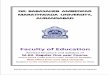 DR. BABASAHEB AMBEDKAR MARATHWADA · PDF fileDR. BABASAHEB AMBEDKAR MARATHWADA UNIVERSITY, AURANGABAD Faculty of Education Revised Structure and Syllabus of ... 1. To prepare competently
