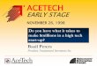 ACETECH - Basil  · PDF fileACETECH EARLY STAGE NOVEMBER 26, 1998 Do you have what it takes to make $millions in a high tech start-up? Basil PetersBasil Peters