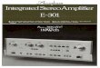 Accuphase Integrated Stereo Amplifier E-301 marchi/Accuphase - E-301... · Accuphase Integrated Stereo Amplifier E-301 ... circuits where large amount of negativ s e feedback are