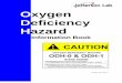 Oxygen Deficiency Hazard - Jefferson Lab Deficiency Hazard Risk Assessment ... careful engineering design is required. Critical ... heartbeat 16 Dizziness Reaction 