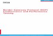 Border Gateway Protocol (BGP) Conformance and Performance ... · PDF fileite Paer Border Gateway Protocol (BGP) Conformance and Performance Testing 26601 Agoura Road, Calabasas, CA