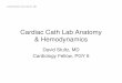 Cardiac Cath Lab Anatomy & Hemodynamicsdrstultz.com/Presentations/2005 09 15 Cath anatomy.pdf© 2003-2006, David Stultz, MD Cardiac Cath Lab Anatomy & Hemodynamics David Stultz, MD