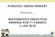 BRIEFING OUTLINE - punggolgreenpri.moe.edu.sgpunggolgreenpri.moe.edu.sg/qql/slot/u679/For Parents/Workshops for... · There is only 1 right answer for each Math problem. ... mathematical
