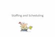 Staffing and Scheduling - جامعة آل البيت of calculating staffing 1-Patient classification system It is system developed to objectively determine workload requirements and