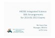 HKDSE Integrated Science SBA Arrangements for … Integrated Science SBA Arrangements for 2014 & 2015 Exams Ms Grace Yau Manager, HKEAA 23 Oct 2013