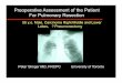 Preoperative Assessment of the Patient For Pulmonary …thoracic-anesthesia.com/wp-content/uploads/... · Relationship Between Pulmonary Function and ... Non-invasive Test. ... Preoperative