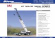 RT 200/RT 200XL SERIES - Bigge · PDF fileTEREX RT 200/RT 200XL SERIES Rough Terrain Cranes ... manual pull-out tip section, ... Steering • Roof Mounted Spotlight TIRES
