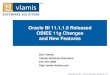 Oracle BI 11.1.1.5 Released OBIEE 11g Changes and New …vlamiscdn.com/papers/biwa2011-presentation1.pdf · in Oracle Database-centric ... •First patch release for OBIEE 11g •Support