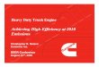 Achieving High Efficiency at 2010 Emissions · PDF fileRadial Inflow Turbine ... Axial impulse turbine 50krpm design speed 77% Efficiency Predicted ... Achieving High Efficiency at
