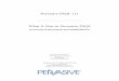 What’s New in Pervasive · PDF file · 2013-06-04What Is New in Pervasive PSQL An Overview of New Features and Changed Behavior Pervasive Software Inc. 12365 Riata Trace Parkway