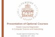 Presentation of Optional Courses - unipi.itcompass2.di.unipi.it/didattica/win18/corsi/syllabus/Corsi... · Communication Theory and Digital Transmission ... Optical communication