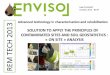 SOLUTION TO APPLY THE PRINCIPLES OF CONTAMINATED · PDF fileSOLUTION TO APPLY THE PRINCIPLES OF CONTAMINATED SITES AND SOIL GEOSTATISTICS : « ON SITE » ANALYSIS - ENVISOL - Principles