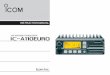 VHF AIR BAND TRANSCEIVER iA110EURO - · PDF fileii DO NOT push [PTT] when not actually desiring to trans-mit. DO NOT use or place the transceiver in direct sunlight or in areas with