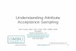 Understanding Attribute Acceptance Sampling - Granite · PDF fileUnderstanding Attribute Acceptance Sampling Dan O’Leary CBA, CQA, CQE, CRE, SSBB, CIRM President Ombu Enterprises,
