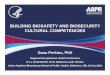 BUILDING BIOSAFETY AND BIOSECURITY   bioethics and laboratory quality management training (pending)
