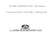 GSK 218M CNC System - CNC technologie a obráběcí · PDF fileGSK218M CNC System Connection and PLC Manual 3 Company profile GSK——GSK CNC Equipment Co,. Ltd is the largest production