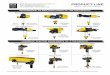 Email: sales@ PRODUCT LINE · PDF fileLow Headroom Double Girder Trolley EX Hazardous Location Hoists. ... • 2-step & E-stop push buttons • Transmitter protection NEMA type 4 (IP65)