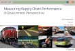 Measuring Supply Chain Performance A … Supply Chain Performance. A Government Perspective. ... Supply Chain Metrics at Transport Canada: 1. ... inbound Asia -Pacific gateway and