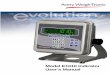 Model E1010 Indicator User’s Manual - scale · PDF fileProgrammable selections ... uncomplicated indicator for general weighing applications. ... 400 charging cycles (approx.) if