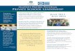 Private School Leadership brochure - Hawaii Association · PDF file · 2012-02-17in Private School Leadership in the Pacific Basin, a cohort-based program requiring 30-credit hours