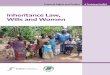 Inheritance Law, Wills and Women - ICRW | PASSION ... · P Pe rIghts and gender: a traInIng tooLkIt Inheritance Law, Wills and Women When someone dies, issues of inheritance and succession