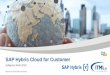 SAP Cloud Solutions -   · PDF fileC4C –mit ITML Katalog App ... Webseite:   Projektrahmen 50 Sales User SAP Anbindung durch die HCI Einführung in Deutschland, USA und