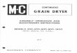 1967 MANUAL 30… · continuous grain dryer assembly-operation and maintenance instructions models 300-400-600-800-1600 from serial no. 13,236— 0m 67 mathews company