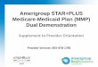Amerigroup STAR+PLUS Medicare-Medicaid Plan · PDF filex Short-term help for caregivers x Medical supplies x Assisted living / home care x Personal assistance (help with dressing,