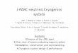 J‐PARC neutrino Cryogenics systemcry3-aps.kek.jp/~cryoweb/menu/menu7/conf-09Mar.documents/cryoge… · T. Ogitsu, N. Kimura, T. Okamura, T. Nakamoto, ... Magnet String & Transfer
