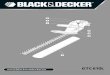 GTC610L - BLACK+DECKERservice.blackanddecker.de/PDMSDocuments/EU/Docs//docpdf/gtc610… · Your Black & Decker hedgetrimmer has been designed for . ... Do not remove cut material