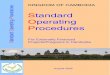 KINGDOM OF CAMBODIA MINISTRY OF ECONOMY AND · PDF filemanual on standard operating procedures for externally financed projects/programs in cambodia . standards operating procedures