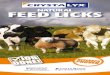 NATURAL FEED LICKS - Crystalyx high energy feed · PDF fileCrystalyx is a naturally hardened supplementary feed lick containing high energy, protein, trace elements, minerals and vitamins