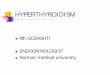 HYPERTHYROIDISM - گروه داخلي دانشگاه علوم پزشكي كرمانimg.kmu.ac.ir/Files/Attachment/Education/Program14.pdf ·  · 2013-11-30. Algorithm for Hyperthyroidism