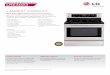 Freestanding Electric Oven LRE3023 - LG: Mobile … LRE3023 Range...Freestanding Electric Oven LRE3023 Largest Capacity 3200 Watt Element EvenJet Convection SYTLE AND DESIGN • premium