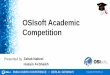 OSIsoft Academic Competition · PDF file5.Prepare a presentation about the project. 4. ... Aspen HYSYS. EMEA USERS CONFERENCE • BERLIN, GERMANY © Copyright 2016 OSIsoft, LLC Results