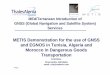 METIS Demonstration for the use of GNSS and EGNOS in …galileo.cs.telespazio.it/metis/public/METIS Wide Area 2... · METIS Demonstration for the use of GNSS and EGNOS in Tunisia,