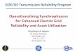 Operationalizing Synchrophasors for Enhanced …. Baone GE...INSERT ORG LOGO (Optional) Operationalizing Synchrophasors for Enhanced Electric Grid Reliability and Asset Utilization