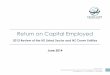 Return on Capital Employed - · PDF fileJune 2014. 2013 Return on ... third Armillary Private Capital Return on Capital Employed ... of an entity can be broken down into its components