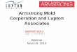 Armstrong Mold Corporation and Lupton Associates MOLD GRAPHITE DIE … · The GDC technology was developed as a hybrid ... low volume applications- ... WHO IS ARMSTRONG MOLD? •CNC