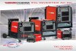 TIG INVERTER AC-DC - Saldatrici e ruote Cebora: saldatrici ... · PDF fileTIG INVERTER AC-DC TIG ... welding power source. In TIG mode, the arc is started either in HF ... 180A at