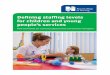 Defining staffing levels for children and young people’s ... · PDF fileDefining staffing levels ... Divisional Director of Nursing and Governance for Children, ... The work was