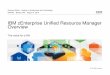IBM zEnterprise Unified Resource Manager Overview for · PDF fileIBM zEnterprise Unified Resource Manager Overview ... thousands of AIX ... to management of hypervisors as firmware