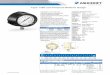 Type 1188 Low Pressure Bellows Gauge - Trust the · PDF fileAshcroft® bellows gauges are used for measuring low pressures from 10˝ H 2O to 10 psi pressure as well as vacuum and compound